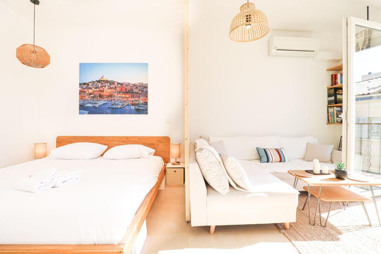 Le Pytheas - Vue Vieux-Port Avec Terrasse Et Clim Apartment Марсилия Екстериор снимка