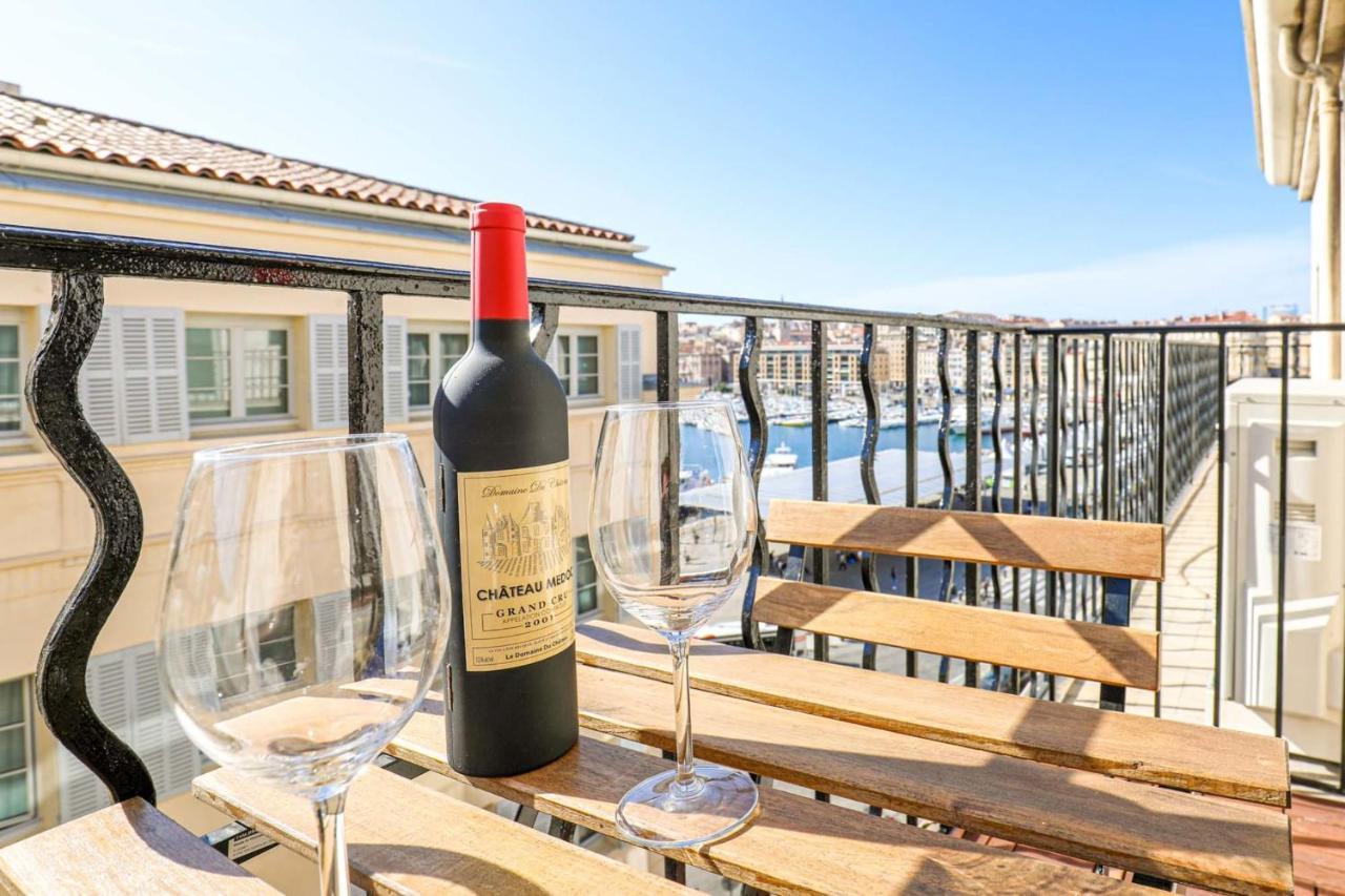 Le Pytheas - Vue Vieux-Port Avec Terrasse Et Clim Apartment Марсилия Екстериор снимка