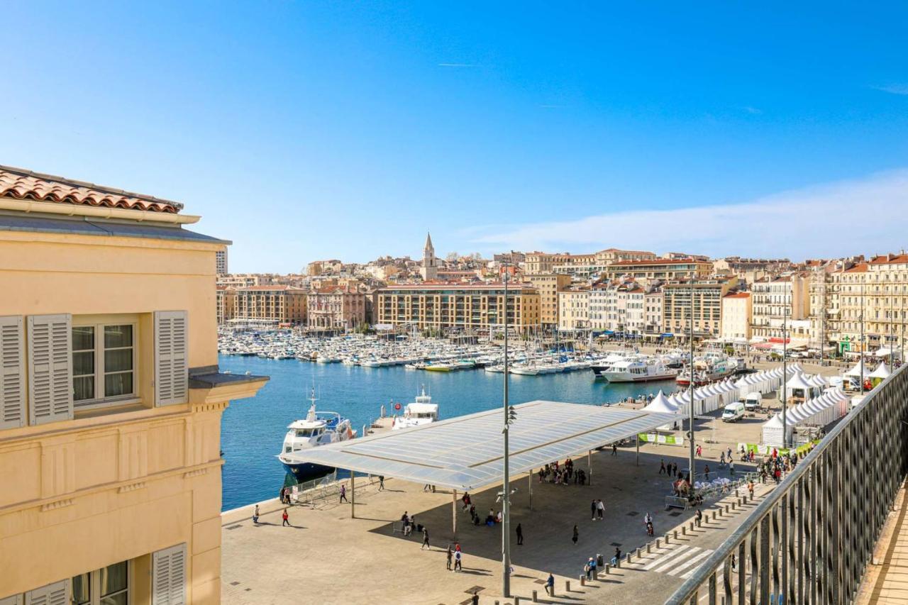 Le Pytheas - Vue Vieux-Port Avec Terrasse Et Clim Apartment Марсилия Екстериор снимка