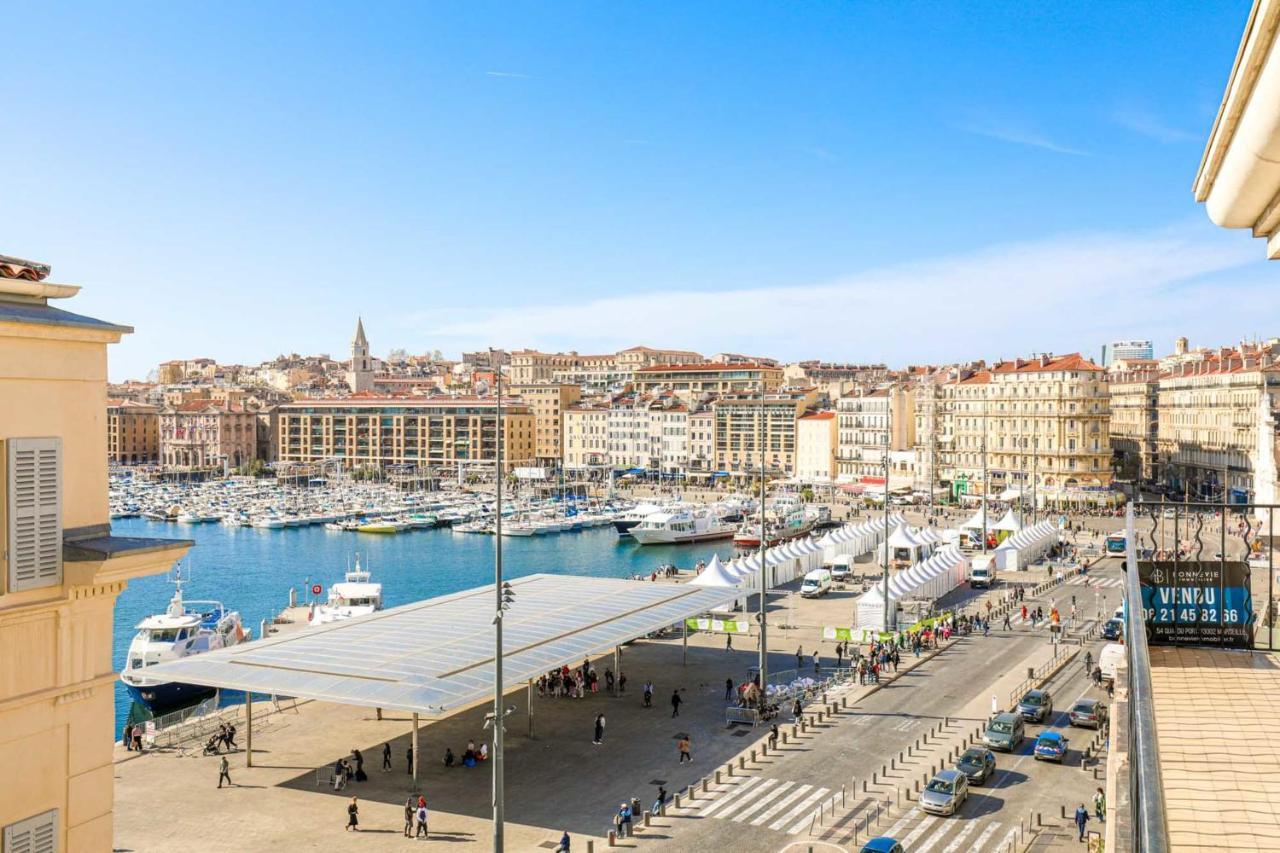 Le Pytheas - Vue Vieux-Port Avec Terrasse Et Clim Apartment Марсилия Екстериор снимка